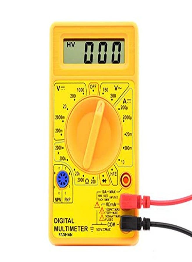 FADMAN FD-25 DIGITAL MULTIMETER YELLOW - Image 1